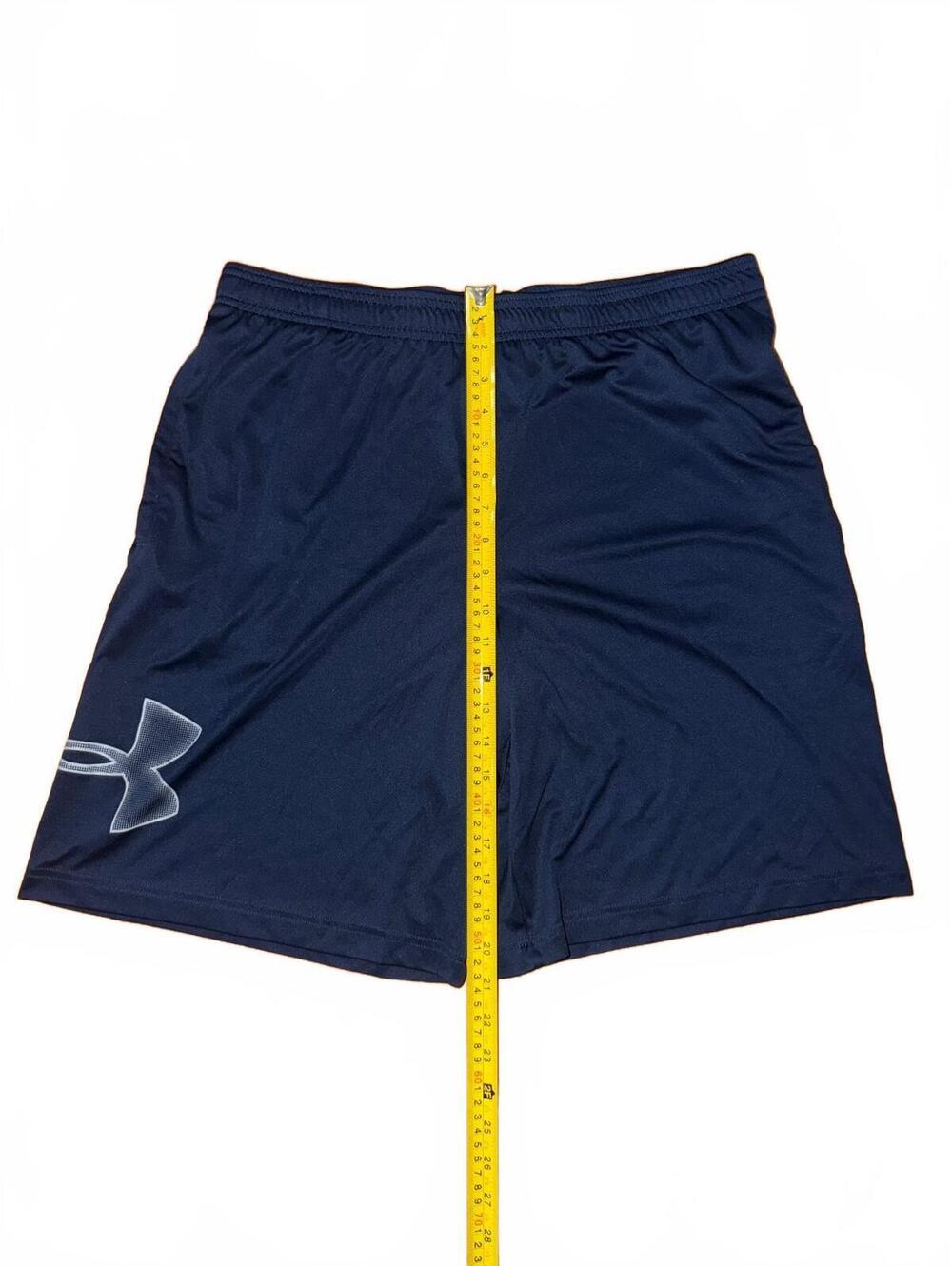 Under Armour HeatGear Men’s XL Navy Blue Athletic Shorts Loose Fit Running Gym